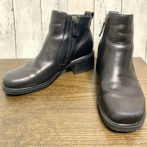 Women's Moto Boots - Black Size 9M